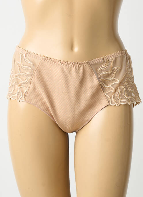 Shorty tissage satiné chair LOUISA BRACQ femme