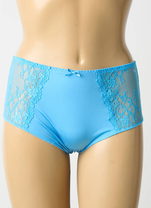 Shorty tissage satiné bleu LINGADORE femme