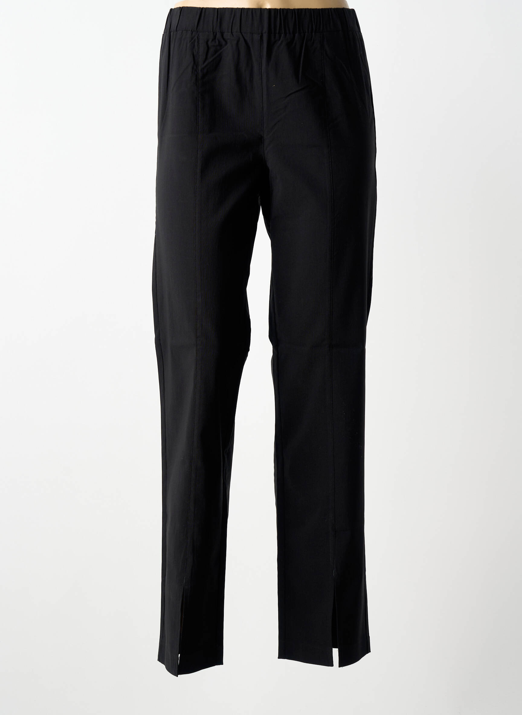 Pantalon droit stretch taille normale noir SHEEGO femme