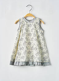 Robe mi-longue sans manche sans manche beige COUDEMAIL fille