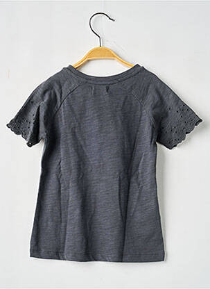 T-shirt coupe droite manches courtes gris BOBOLI fille