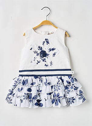 Robe mi-longue bleu BOBOLI fille