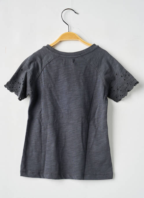 T-shirt coupe droite manches courtes gris BOBOLI fille