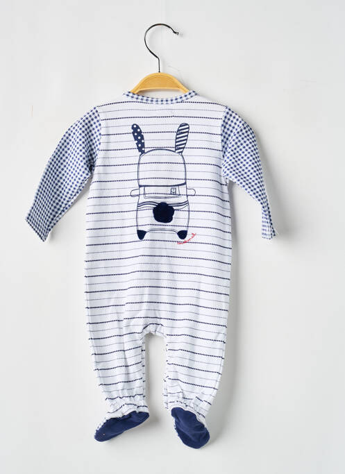 Pyjama fermeture pressionnée à l'entrejambe bleu COUDEMAIL garcon