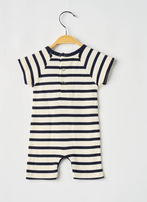 Combishort bleu ELLE EST OU LA MER garçon