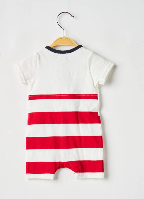 Combishort rouge ELLE EST OU LA MER garçon