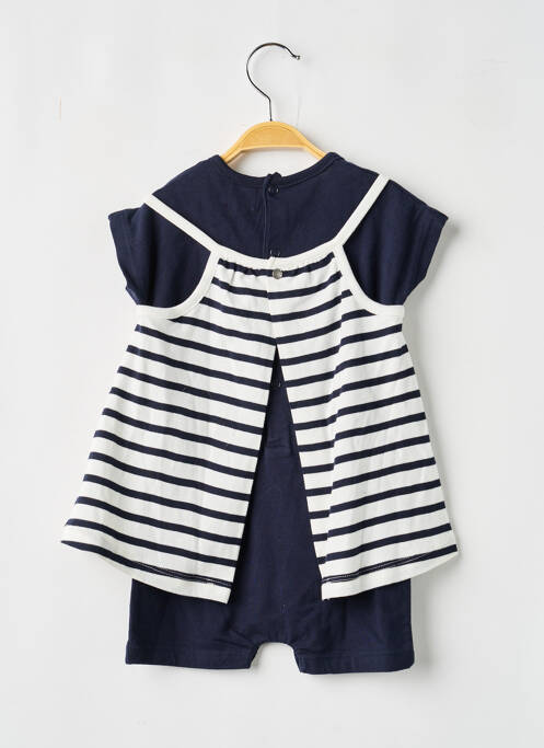 Combi-pantalon bleu ELLE EST OU LA MER fille