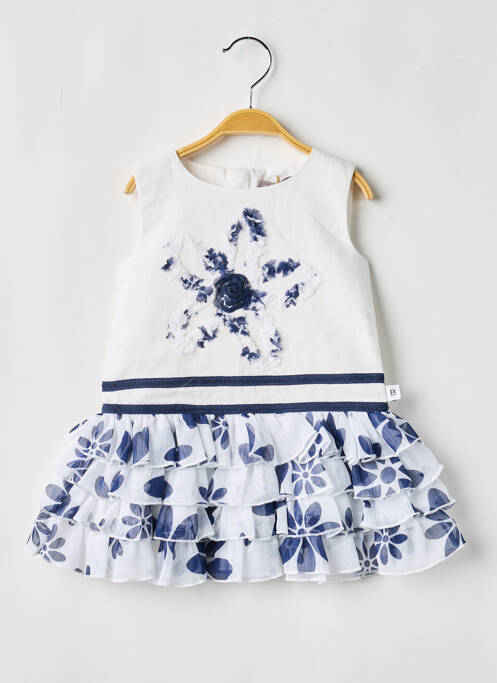 Robe mi-longue bleu BOBOLI fille