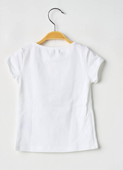 T-shirt blanc COUDEMAIL fille