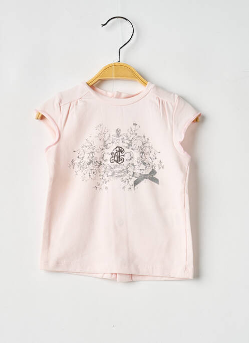 T-shirt rose COUDEMAIL fille