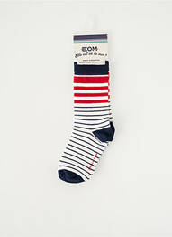 Chaussettes stretch bleu ELLE EST OU LA MER garcon