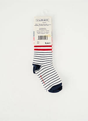 Chaussettes stretch bleu ELLE EST OU LA MER garçon
