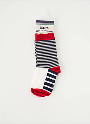 Chaussettes stretch gris ELLE EST OU LA MER garçon