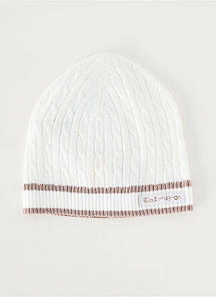 Bonnet blanc COUDEMAIL garçon