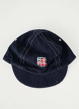 Casquette doublure bleu ELLE EST OU LA MER garcon