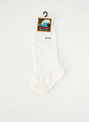 Chaussettes stretch blanc ICARE femme