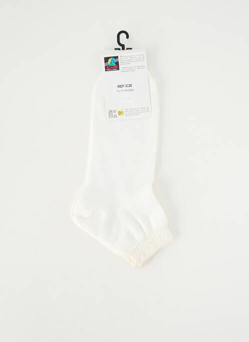 Chaussettes stretch blanc ICARE femme