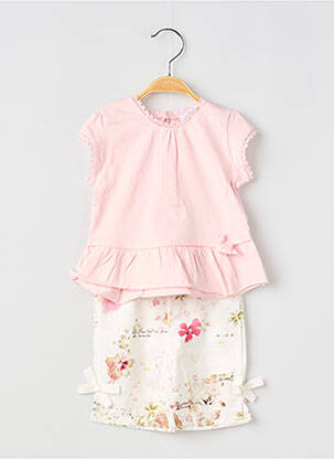 Ensemble pantalon taille élastique rose LAPIN BLEU garçon