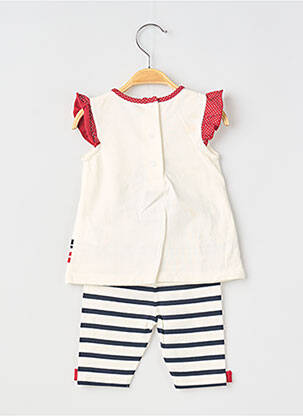 Ensemble pantalon coupe droite beige ELLE EST OU LA MER fille