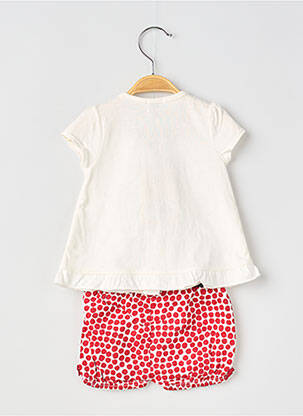 Ensemble pantalon resserrée sur le bas rouge ELLE EST OU LA MER fille