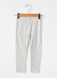 Legging sérigraphie taille élastique gris COUDEMAIL fille