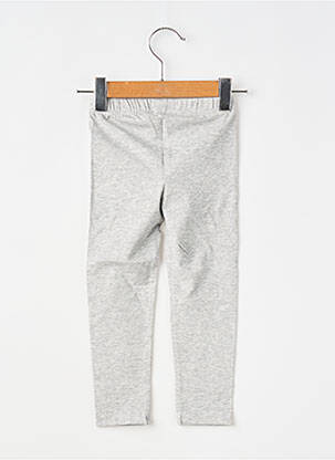Legging sérigraphie taille élastique gris COUDEMAIL fille