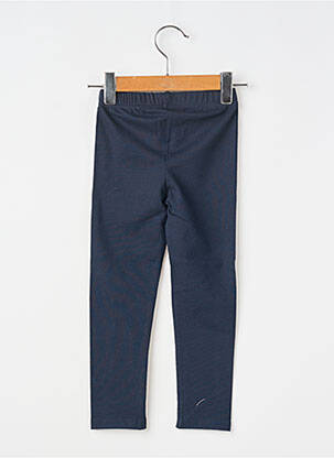 Legging sérigraphie taille élastique bleu COUDEMAIL fille