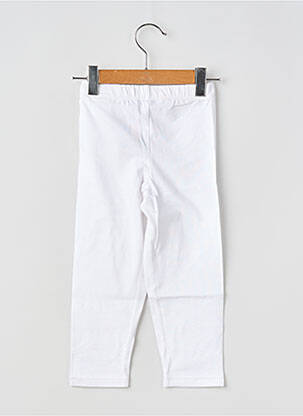 Legging stretch taille élastique blanc ELLE EST OU LA MER fille