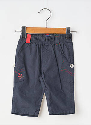 Pantalon droit coupe droite taille élastique bleu ELLE EST OU LA MER garcon