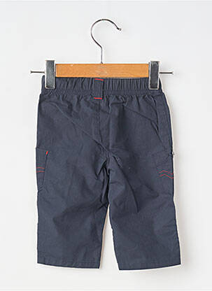Pantalon droit coupe droite taille élastique bleu ELLE EST OU LA MER garçon