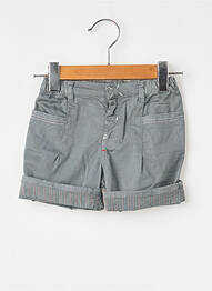 Short tissage popeline taille élastique gris COUDEMAIL garcon