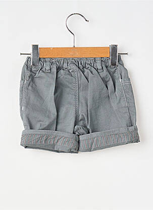 Short tissage popeline taille élastique gris COUDEMAIL garçon