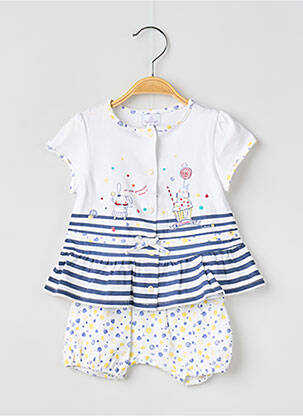 Ensemble pantalon blanc COUDEMAIL fille