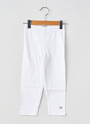 Legging blanc ELLE EST OU LA MER fille