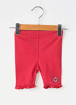 Legging rouge ELLE EST OU LA MER fille
