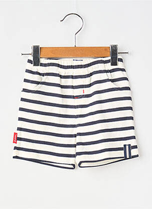 Short bleu ELLE EST OU LA MER garçon