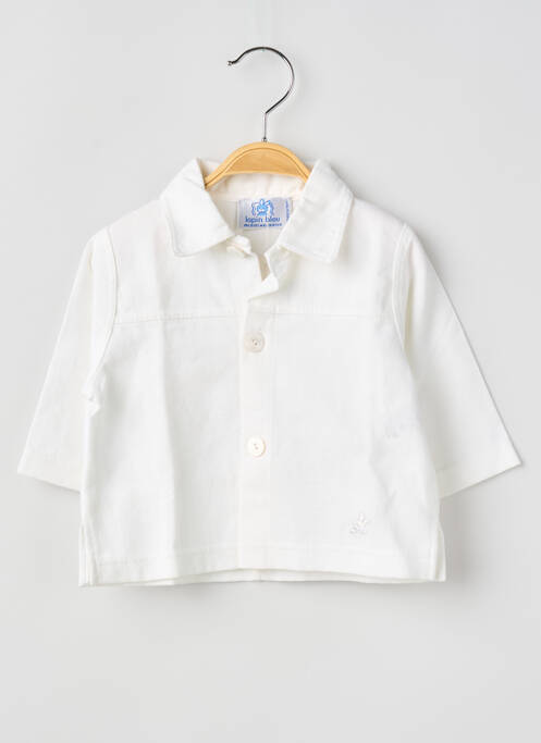 Veste casual manches longues blanc LAPIN BLEU garcon