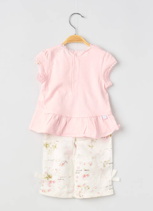 Ensemble pantalon taille élastique rose LAPIN BLEU garcon