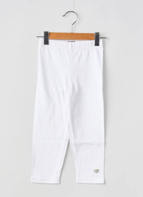 Legging stretch taille élastique blanc ELLE EST OU LA MER fille