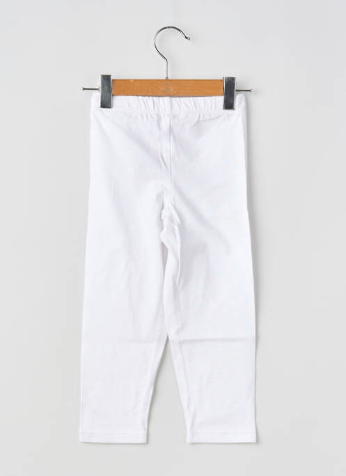 Legging stretch taille élastique blanc ELLE EST OU LA MER fille