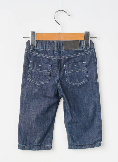 Jeans coupe droite poches taille ajustable bleu ELLE EST OU LA MER garcon