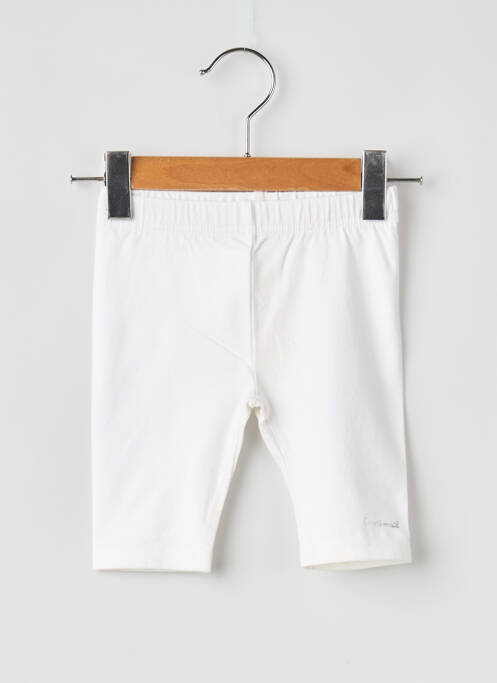 Legging stretch taille élastique blanc COUDEMAIL fille