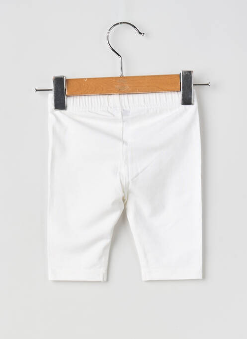 Legging stretch taille élastique blanc COUDEMAIL fille