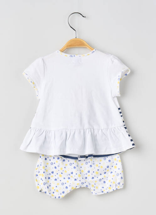 Ensemble pantalon blanc COUDEMAIL fille