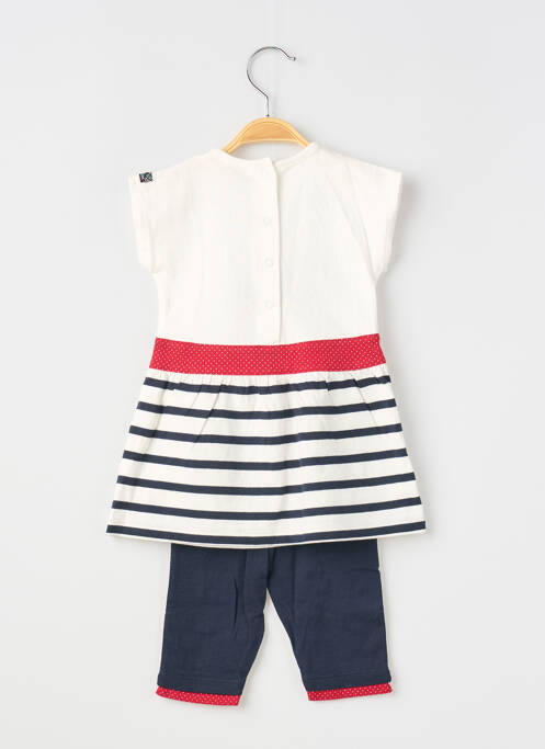 Ensemble pantalon bleu ELLE EST OU LA MER fille