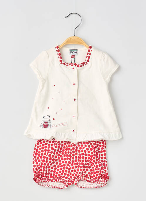 Ensemble pantalon rouge ELLE EST OU LA MER fille