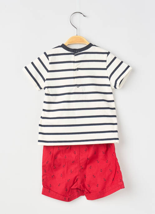 Ensemble short bleu ELLE EST OU LA MER garçon