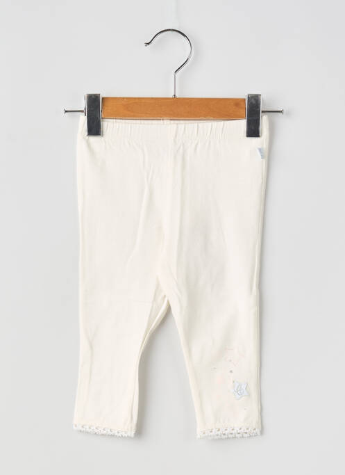 Legging blanc COUDEMAIL fille