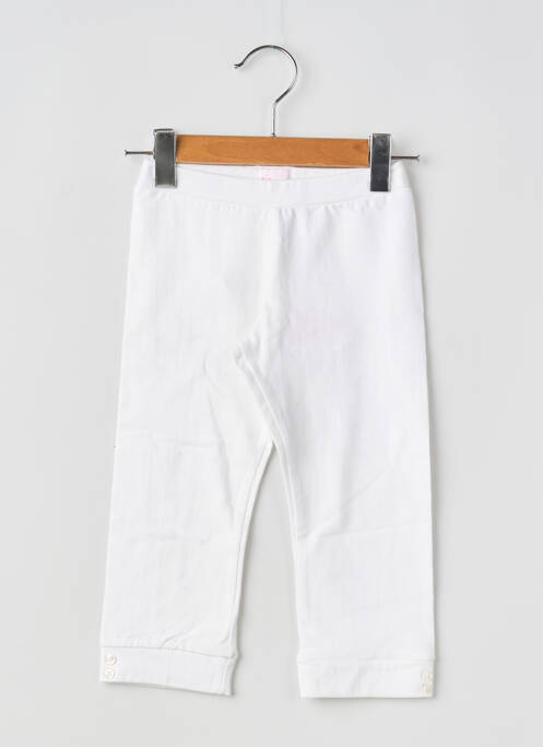 Legging blanc P'TITES CANAILLES fille