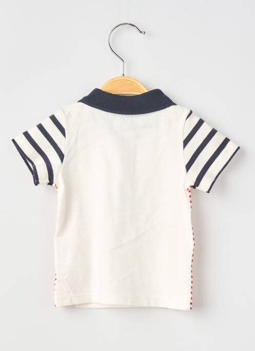 Polo bleu ELLE EST OU LA MER garçon